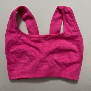 Buffbunny hot pink sports bra.